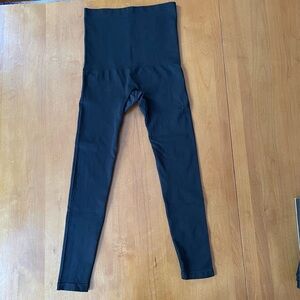 Shapermint Black High-Waisted Leggings, Women’s Large